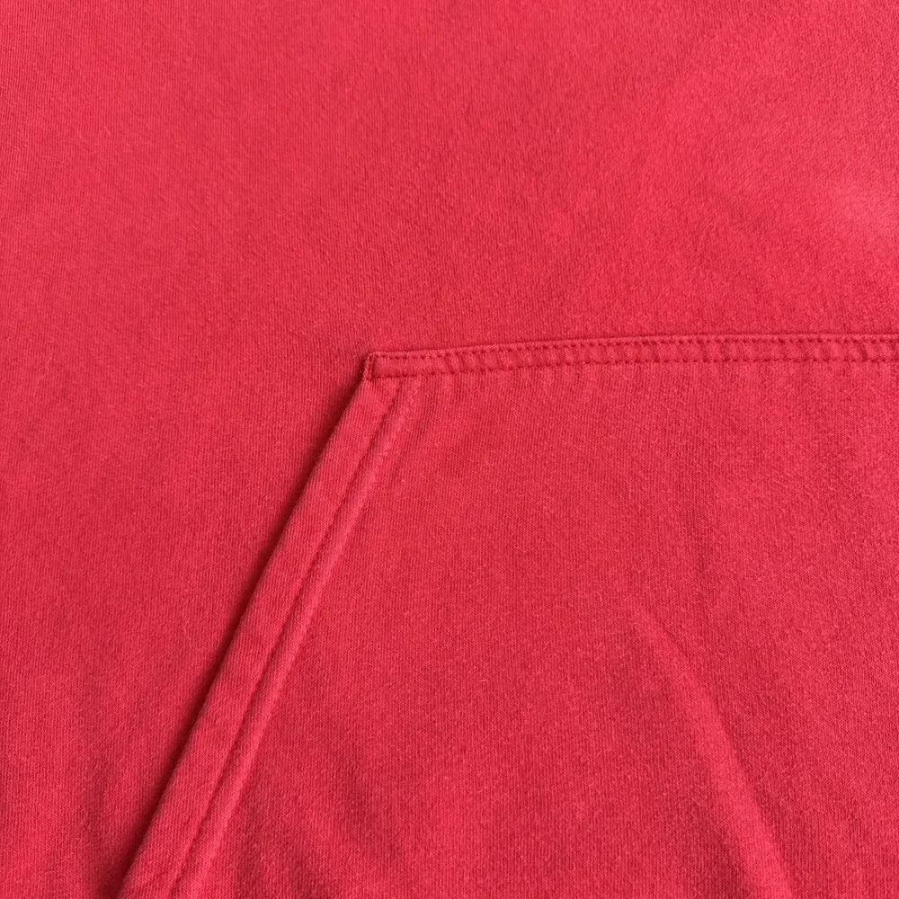 North Face Mens Sweatshirt San Francisco 1966 Patch Red Hoodie Sz Large